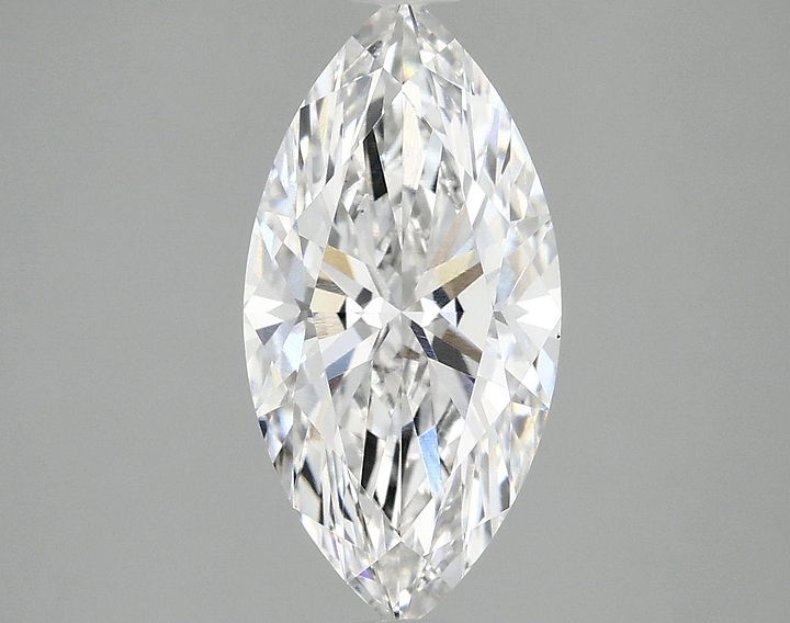 2.08 Carat Marquise Shaped Ideal Cut VVS2 IGI Certified Lab Grown Diamond