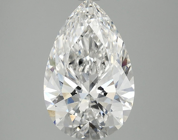 3.09 Carat Pear Shaped Ideal Cut VS1 IGI Certified Lab Grown Diamond