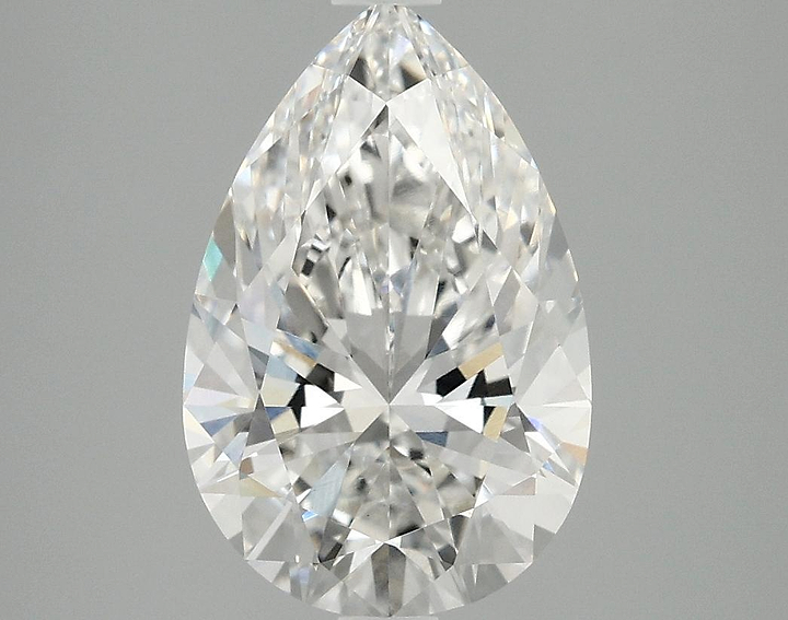 3.03 Carat Pear Shaped Excellent Cut VVS2 IGI Certified Lab Grown Diamond