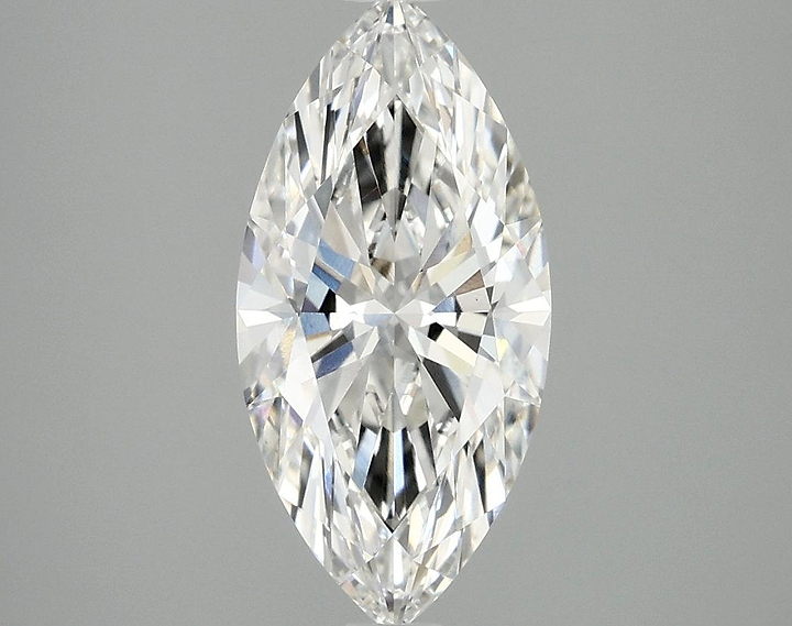 2.09 Carat Marquise Shaped Ideal Cut VVS2 IGI Certified Lab Grown Diamond