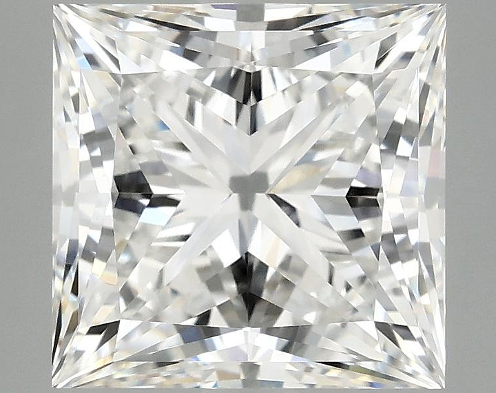 4.16 Carat Princess Shaped Ideal Cut VVS2 IGI Certified Lab Grown Diamond