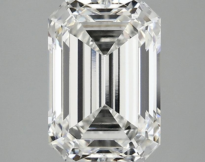 3.09 Carat Emerald Shaped Ideal Cut VS1 IGI Certified Lab Grown Diamond