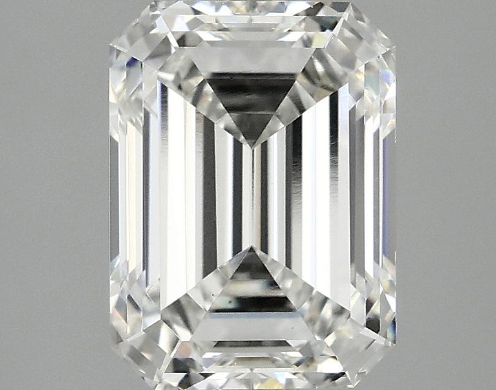 2.87 Carat Emerald Shaped Excellent Cut VS1 IGI Certified Lab Grown Diamond