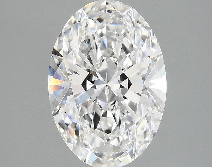 1.98 Carat Oval Shaped Ideal Cut VVS2 IGI Certified Lab Grown Diamond