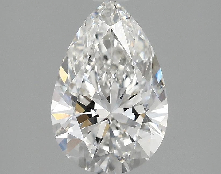 1.47 Carat Pear Shaped Excellent Cut VS1 IGI Certified Lab Grown Diamond