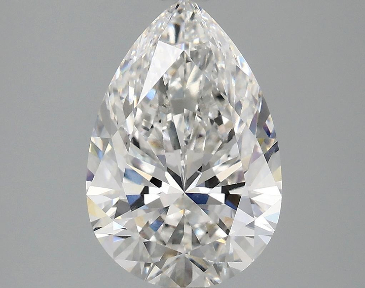 3.02 Carat Pear Shaped Excellent Cut VS1 IGI Certified Lab Grown Diamond