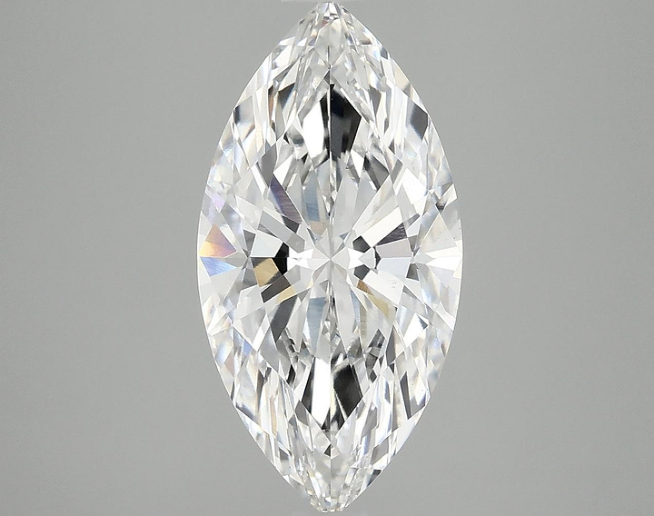 3.09 Carat Marquise Shaped Ideal Cut VVS2 IGI Certified Lab Grown Diamond