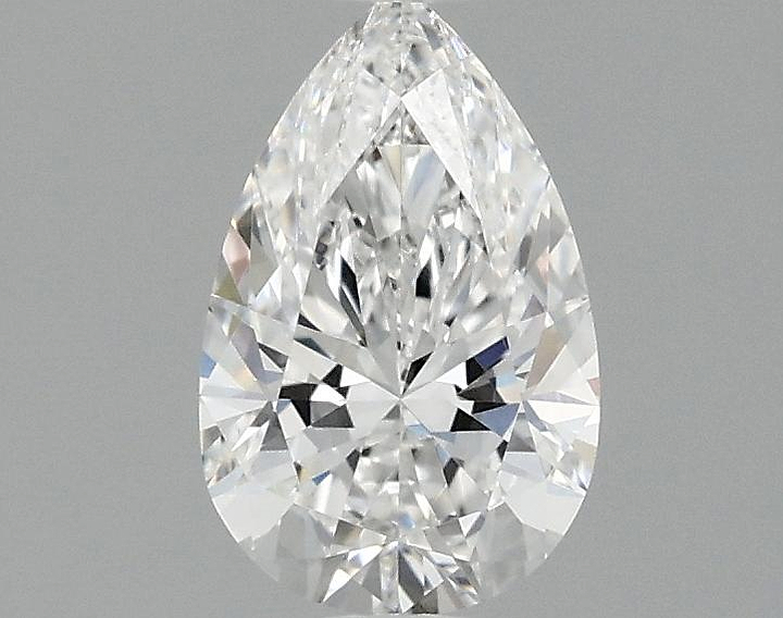 0.97 Carat Pear Shaped Ideal Cut VVS2 IGI Certified Lab Grown Diamond