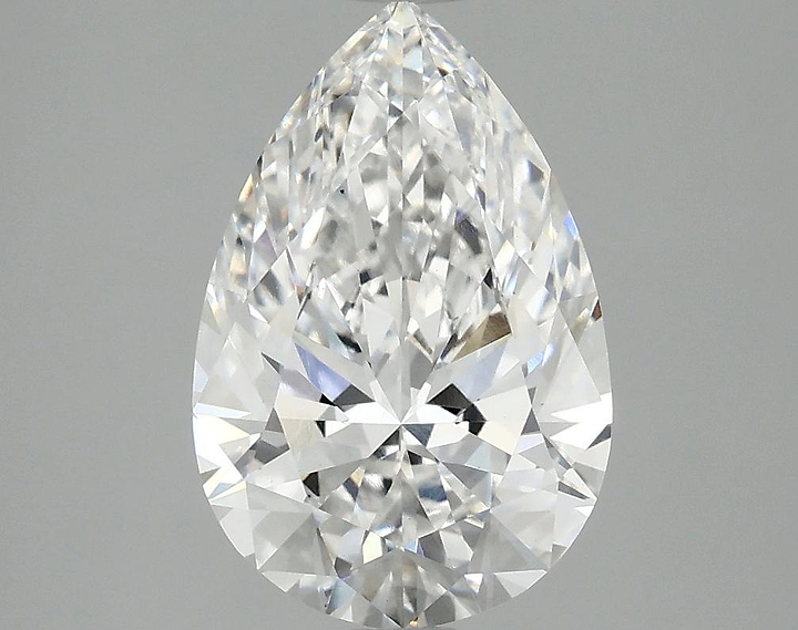 2.5 Carat Pear Shaped Excellent Cut VS1 IGI Certified Lab Grown Diamond