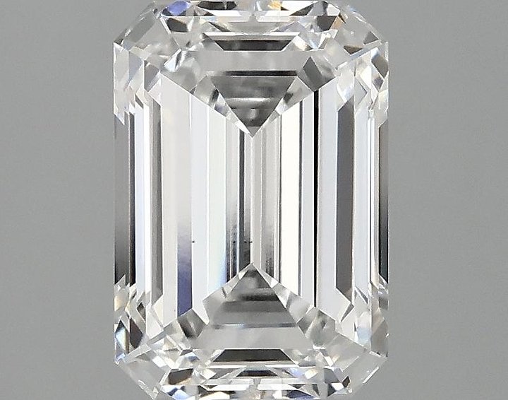 2.58 Carat Emerald Shaped Ideal Cut VS1 IGI Certified Lab Grown Diamond