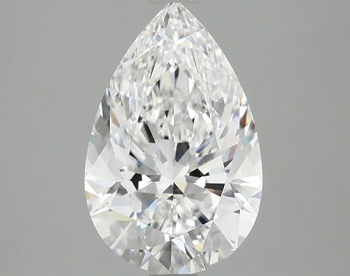 2.1 Carat Pear Shaped Ideal Cut VVS2 IGI Certified Lab Grown Diamond
