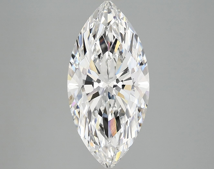 3.06 Carat Marquise Shaped Excellent Cut VVS2 IGI Certified Lab Grown Diamond