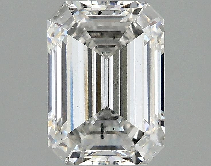 2.06 Carat Emerald Shaped Ideal Cut SI1 IGI Certified Lab Grown Diamond