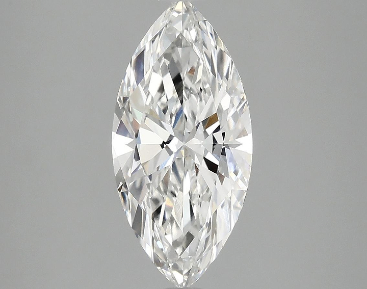 1.97 Carat Marquise Shaped Excellent Cut VVS2 IGI Certified Lab Grown Diamond