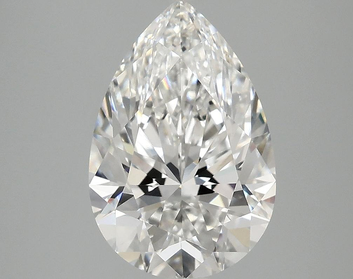 2.87 Carat Pear Shaped Excellent Cut VVS2 IGI Certified Lab Grown Diamond