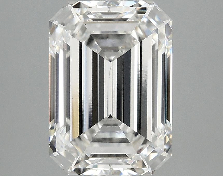 3.08 Carat Emerald Shaped Ideal Cut VS1 IGI Certified Lab Grown Diamond
