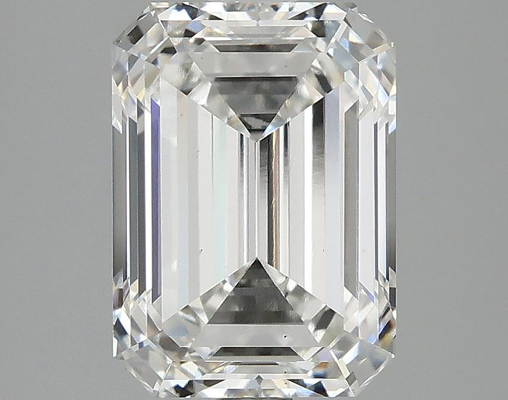 3.08 Carat Emerald Shaped Excellent Cut VS1 IGI Certified Lab Grown Diamond