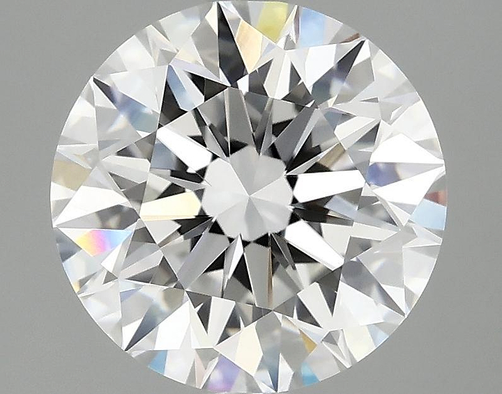 3.07 Carat Round Shaped Excellent Cut VVS2 IGI Certified Lab Grown Diamond
