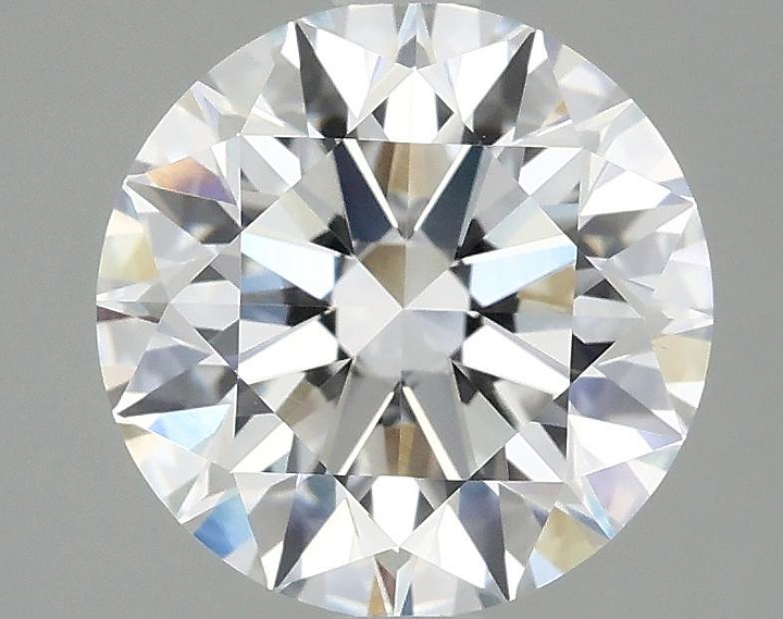 3.07 Carat Round Shaped Excellent Cut VVS2 IGI Certified Lab Grown Diamond