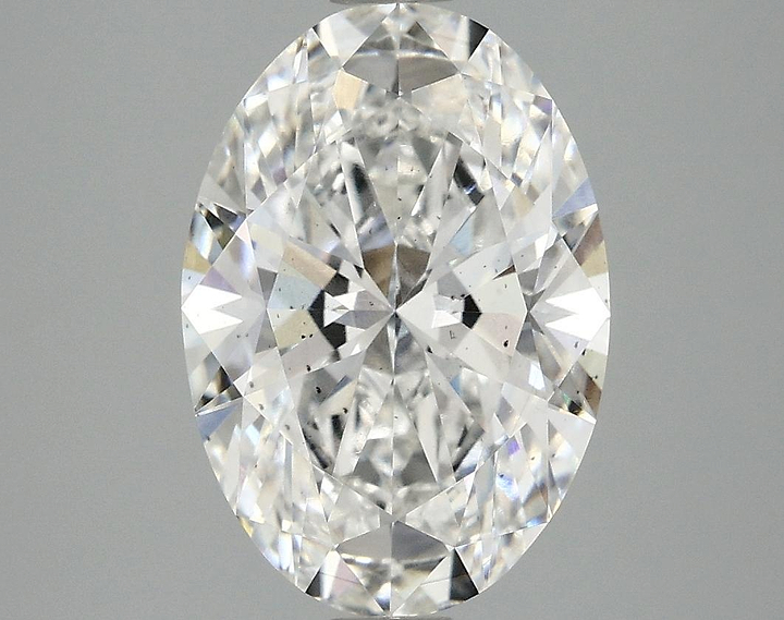 3.59 Carat Oval Shaped Ideal Cut SI1 IGI Certified Lab Grown Diamond
