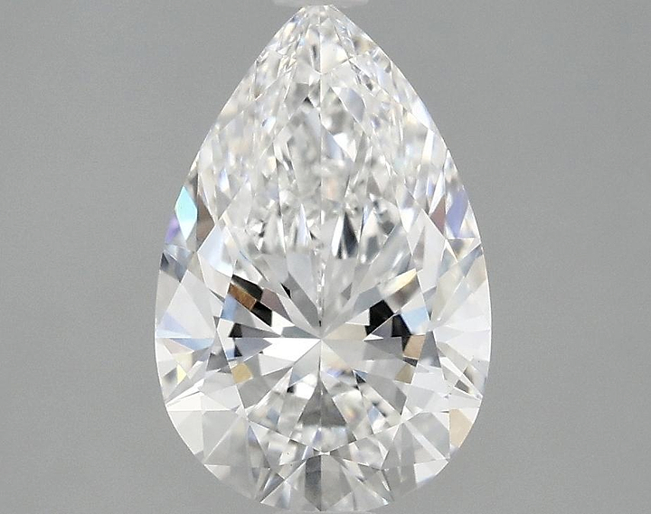 1.97 Carat Pear Shaped Excellent Cut VVS2 IGI Certified Lab Grown Diamond