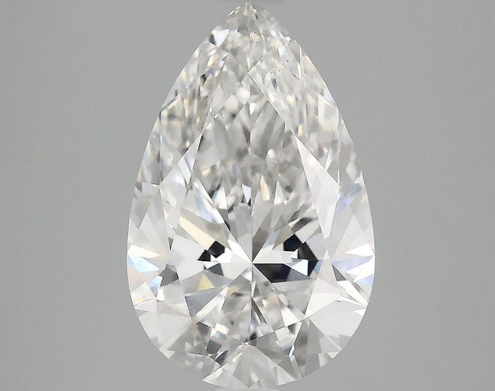 3.07 Carat Pear Shaped Ideal Cut VS2 IGI Certified Lab Grown Diamond