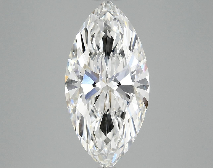 3.03 Carat Marquise Shaped Ideal Cut VVS2 IGI Certified Lab Grown Diamond