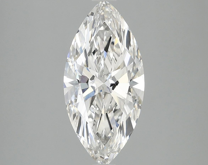 2.04 Carat Marquise Shaped Excellent Cut VVS2 IGI Certified Lab Grown Diamond