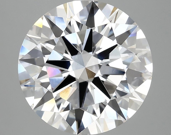 5.05 Carat Round Shaped Ideal Cut VVS2 IGI Certified Lab Grown Diamond