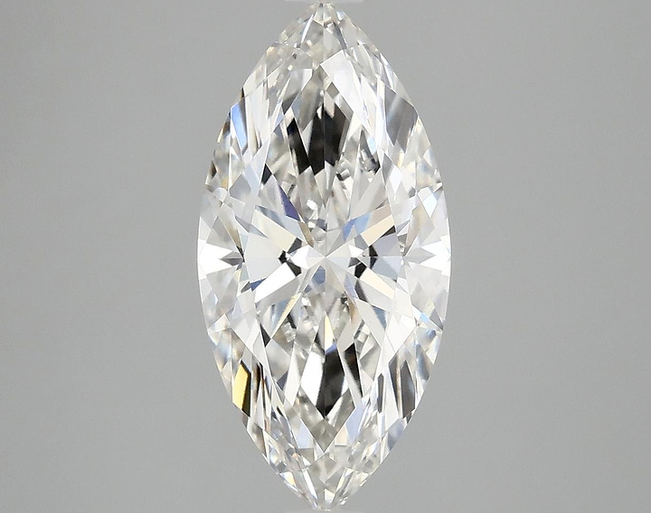 2.5 Carat Marquise Shaped Excellent Cut VS1 IGI Certified Lab Grown Diamond
