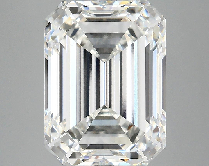 7.1 Carat Emerald Shaped Excellent Cut VVS2 IGI Certified Lab Grown Diamond