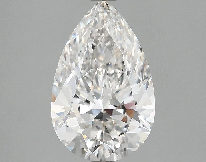 2.56 Carat Pear Shaped Ideal Cut VS2 IGI Certified Lab Grown Diamond