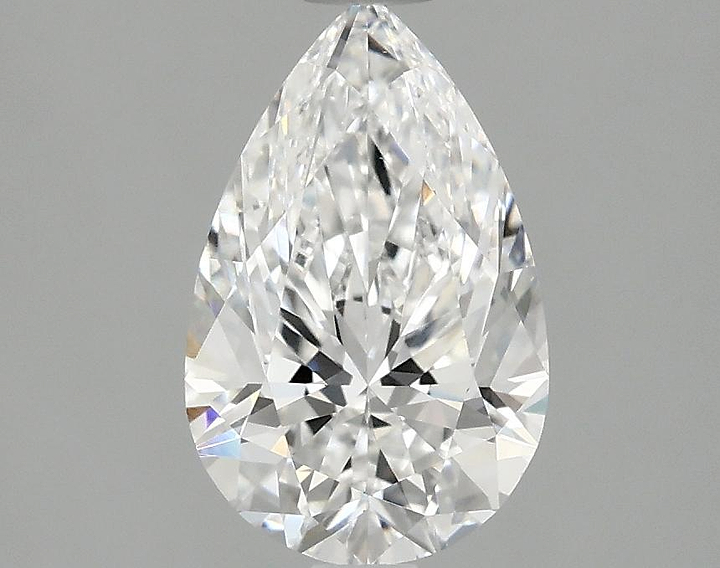 1.48 Carat Pear Shaped Ideal Cut VVS2 IGI Certified Lab Grown Diamond