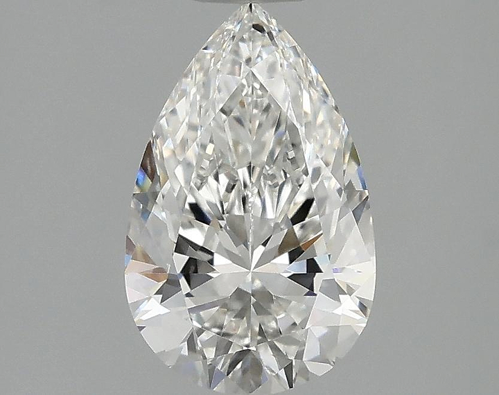 1.39 Carat Pear Shaped Ideal Cut VVS2 IGI Certified Lab Grown Diamond