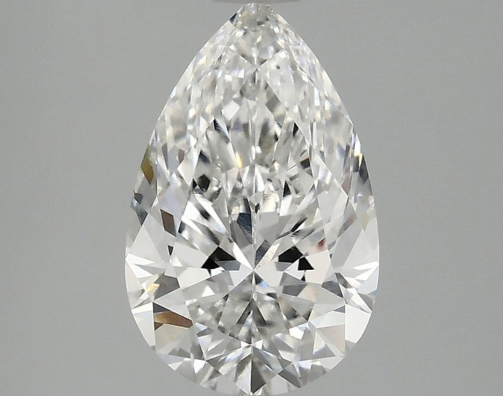 2.03 Carat Pear Shaped Ideal Cut VS1 IGI Certified Lab Grown Diamond