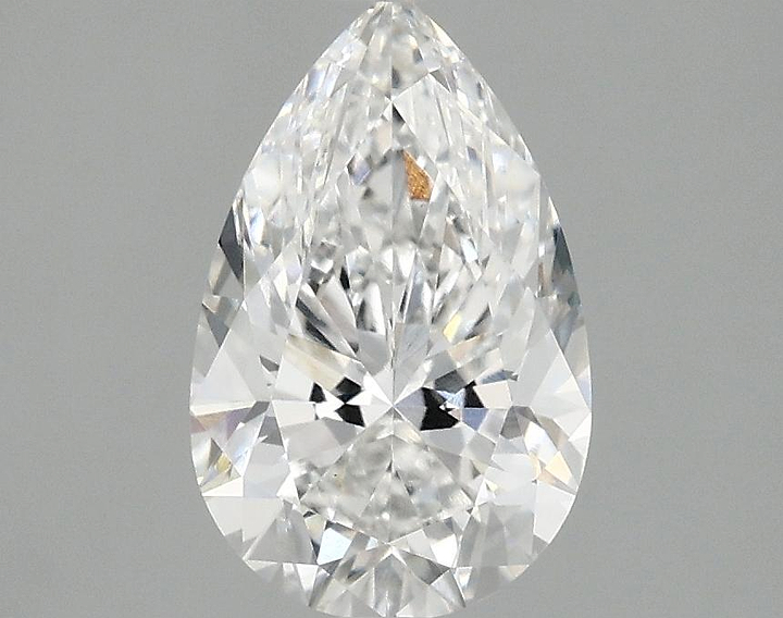 1.59 Carat Pear Shaped Ideal Cut VVS2 IGI Certified Lab Grown Diamond