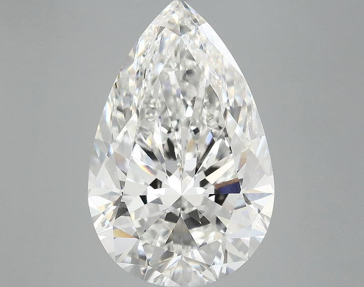 7.52 Carat Pear Shaped Ideal Cut VVS2 IGI Certified Lab Grown Diamond
