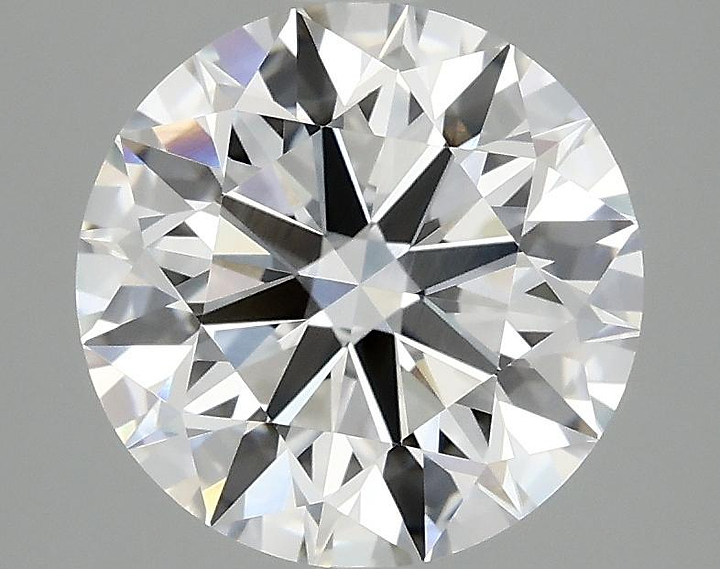 3.07 Carat Round Shaped Excellent Cut VVS2 IGI Certified Lab Grown Diamond