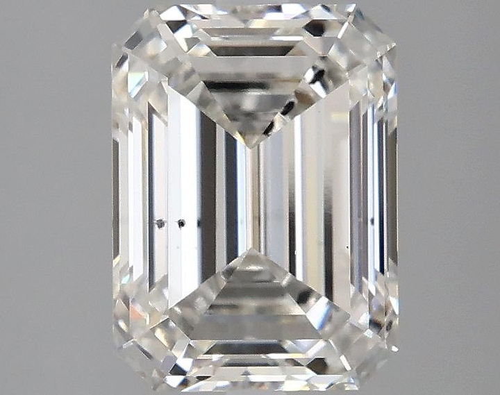 2.97 Carat Emerald Shaped Excellent Cut SI1 IGI Certified Lab Grown Diamond