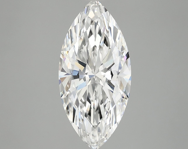 3.03 Carat Marquise Shaped Excellent Cut VVS2 IGI Certified Lab Grown Diamond