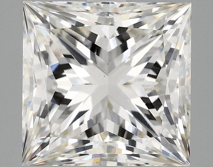 2.9 Carat Princess Shaped Ideal Cut VS2 IGI Certified Lab Grown Diamond