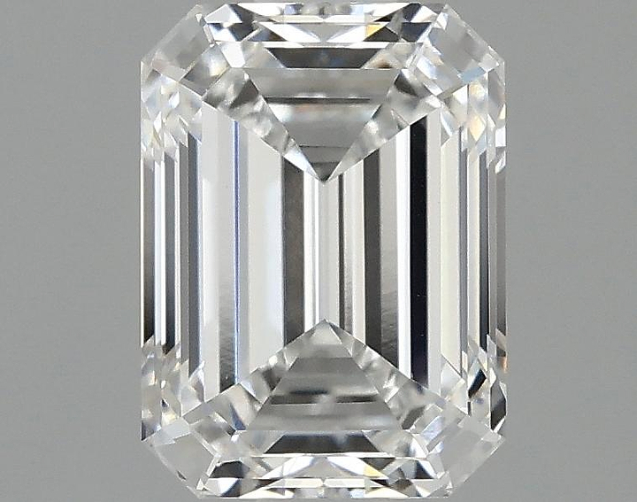 1.45 Carat Emerald Shaped Excellent Cut VVS2 IGI Certified Lab Grown Diamond