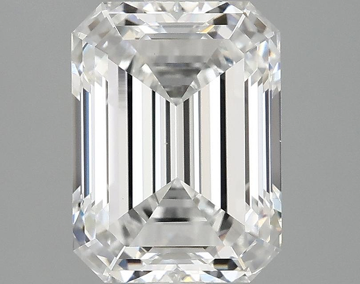 3.07 Carat Emerald Shaped Excellent Cut VS1 IGI Certified Lab Grown Diamond