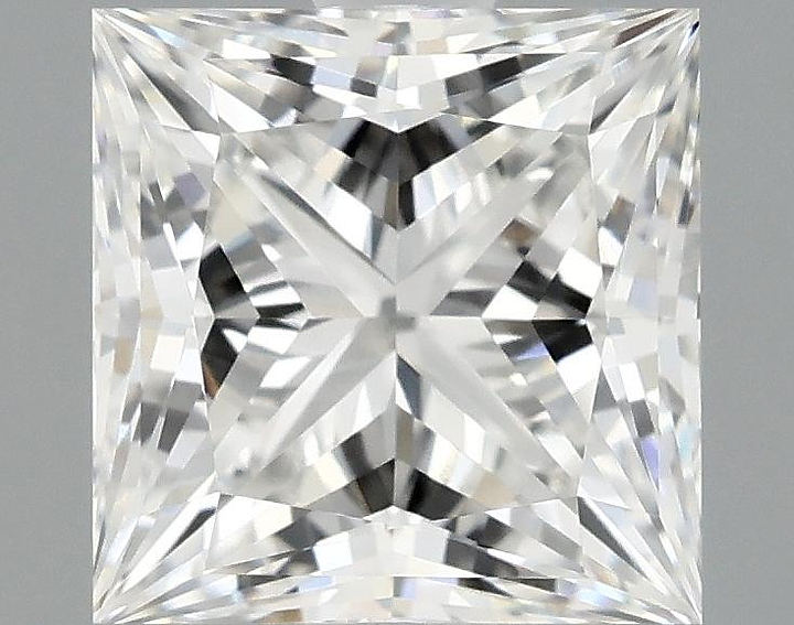 1.57 Carat Princess Shaped Ideal Cut VVS2 IGI Certified Lab Grown Diamond