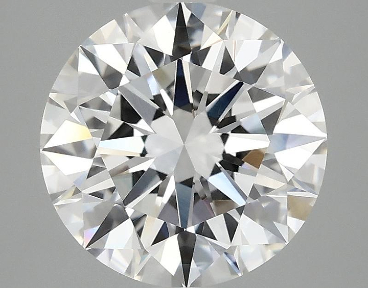 3.07 Carat Round Shaped Ideal Cut VVS2 IGI Certified Lab Grown Diamond