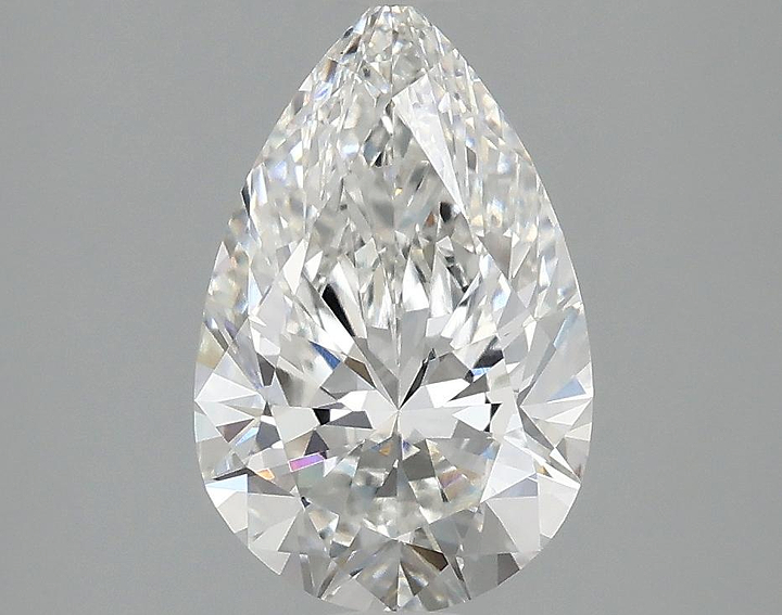 1.94 Carat Pear Shaped Ideal Cut VVS2 IGI Certified Lab Grown Diamond