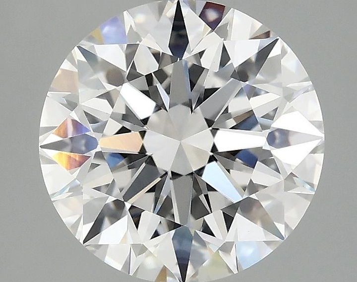 3.06 Carat Round Shaped Excellent Cut VVS2 IGI Certified Lab Grown Diamond