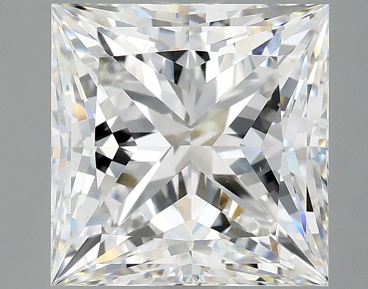 3.89 Carat Princess Shaped Ideal Cut VS1 IGI Certified Lab Grown Diamond