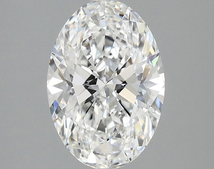2.1 Carat Oval Shaped Ideal Cut VVS2 IGI Certified Lab Grown Diamond