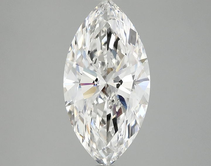 3.04 Carat Marquise Shaped Ideal Cut VVS2 IGI Certified Lab Grown Diamond